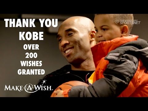 Kobe Bryant: Over 200 Wishes Granted