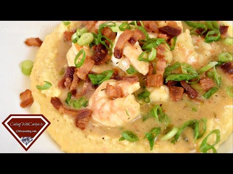 Shrimp and Cheese Grits Recipe - Good Ol' Southern Comfort Food | Cooking With Carolyn