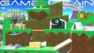 Mario 64's Bob-omb Battlefield Recreated in Smash Ultimate's Stage Builder (It's the Bomb!)