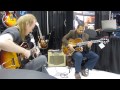 Henry Johnson and David Becker at the Heritage Guitar Booth NAMM 2014