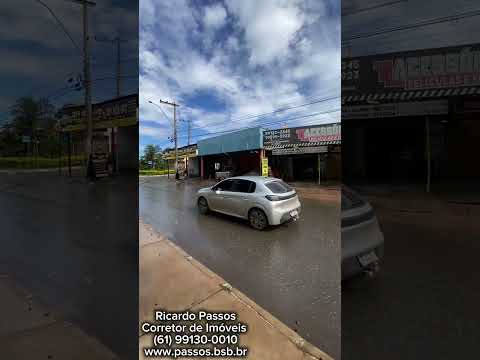 Lote 128m² na Avenida Transversal do Paranoá ideal para galpão ou prédio