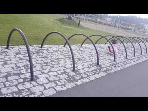 Delisha having fun at sandvika beach during 2019 summer vacation in Oslo