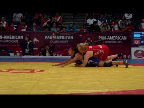 Quarterfinal FW - 69 kg: Luz VAZQUEZ (ARG) df. Yanni FAJARDO (CHI) by TF, 10-0