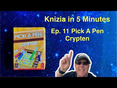 Knizia in Five Minutes. Episode 11 Pick A Pen Crypten