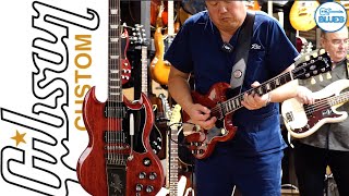 Video thumbnail for Gibson Custom Shop SG Electric Guitars Tested! by intheblues