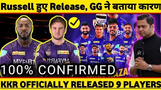 IPL 2024: KKR Released Andre Russell with 9 Players Officially । KKR Trade Window List