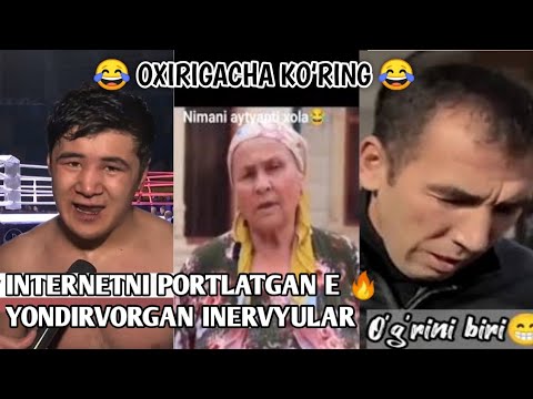 INTERNETNI PORTLATGAN E YONDIRVORGAN🔥 TOP INTERVYULARLAR  #mashhurlar