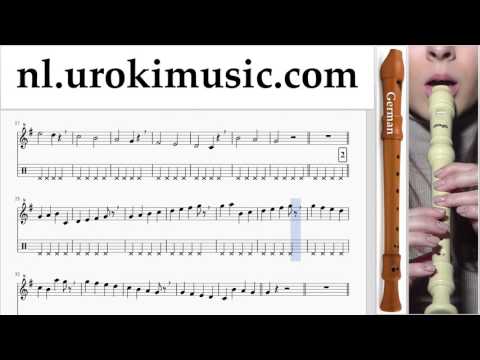 Blokfluitles (G.) Carly Rae Jepsen - Call Me Maybe Blokfluitles Deel#1 um-374