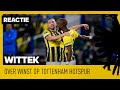 REACTIE | Wittek over stunt tegen Tottenham Hotspur