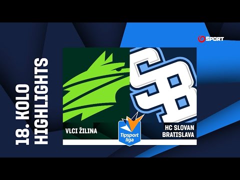 18. kolo: Vlci Žilina - HC Slovan Bratislava 1:3 (0:0, 0:0, 1:3)