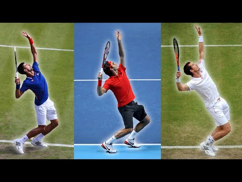 Tennis Players Imitating each other