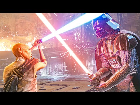 Star Wars: Jedi Survivor - Darth Vader vs Jedi Cere Boss Fight (4K)