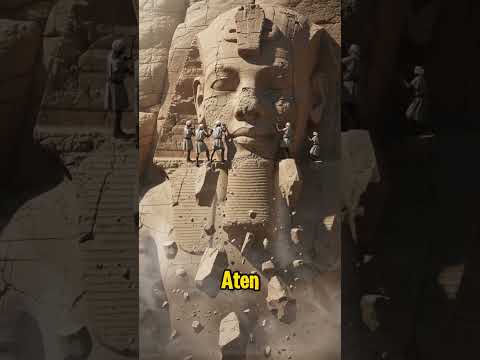 The Pharaoh Who Tried to Erase the Gods 👑🌞 #History #AncientEgypt #Shorts