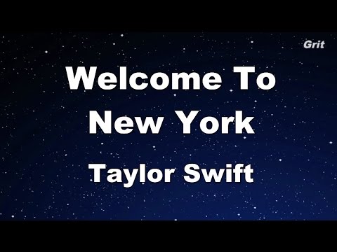 Welcome To New York - Taylor Swift Karaoke【No Guide Melody】