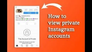 How to View Private Instagram Account/Photos Without Following them - 2022