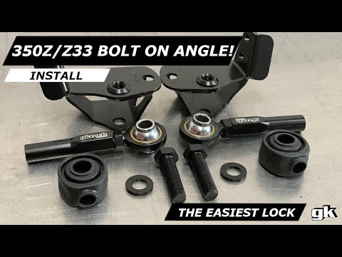 Gktech V2 Z33 350Z/V35/G35 Steering Angle Kit - Install