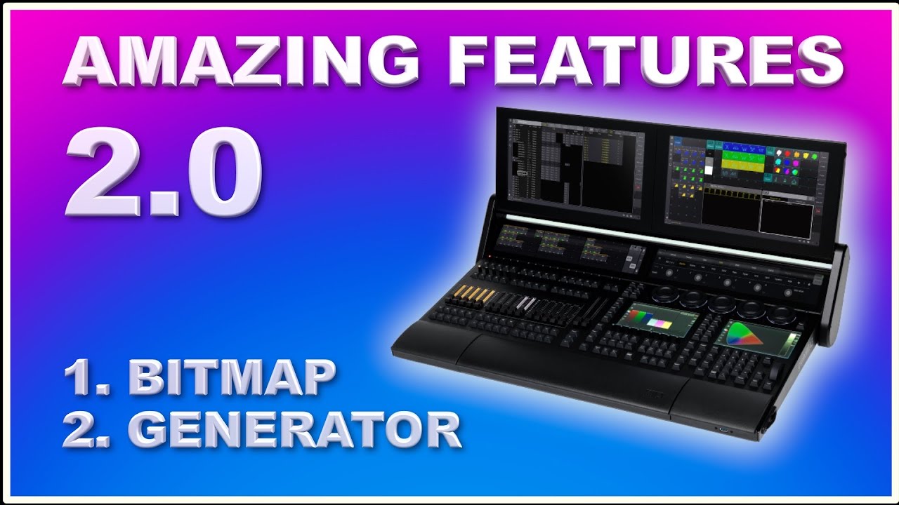 Next-Level Lighting Control: GrandMA3 2.0's Generator and Bitmap Engine Unleashed!