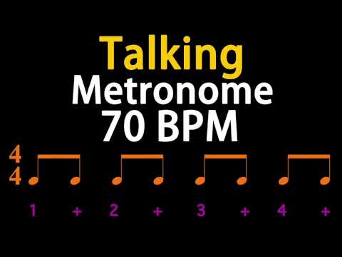 70BPM Talking Metronome (Eighth Note) 人聲節拍器