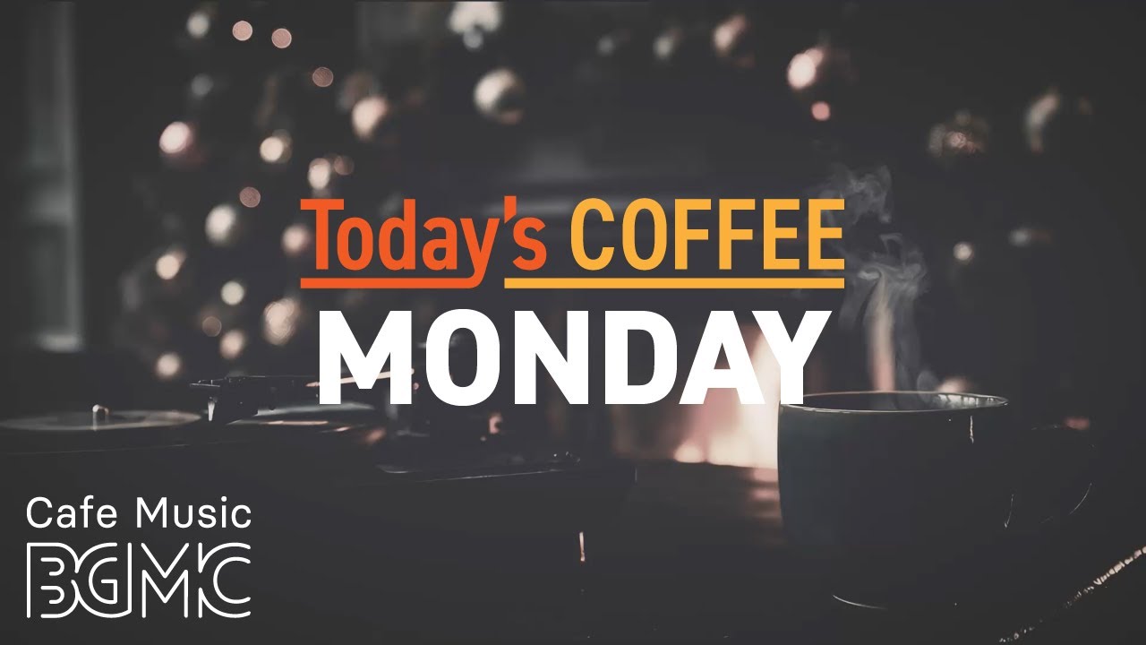 MONDAY COFFEE: 4K Cozy Cafe Vinyl ☕ Smooth Jazz Piano & Guitar for Study, Work & Calm Focus