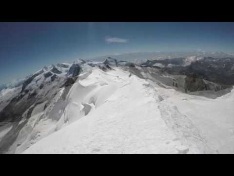 Breithorn Occidentale (4165mt.) e Breithorn Centrale (4159mt.) Traversata da Plateau Rosa