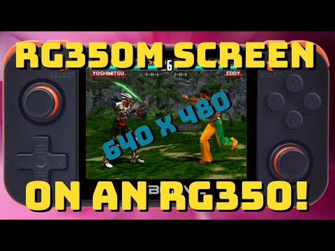 How to install an RG350M screen on the RG350 or RG350P