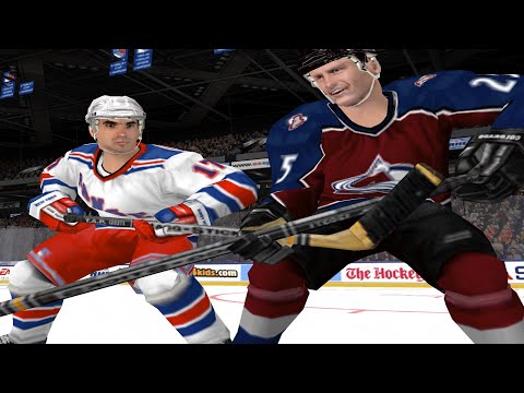 NHL 2001 | Colorado Avalanche - New York Rangers | Season game 27 | Full HD PC gameplay