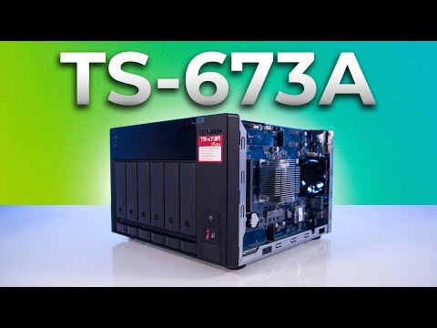 Servidor NAS de 6 discos duros con AMD Ryzen - QNAP TS-673A