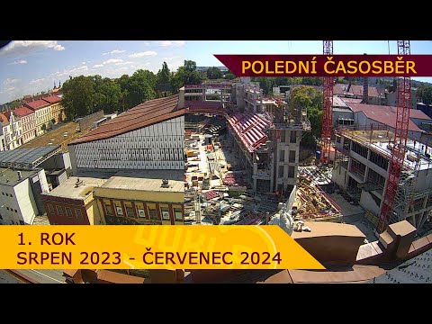POLEDNÍ ČASOSBĚR - Stavba arény (1. rok)