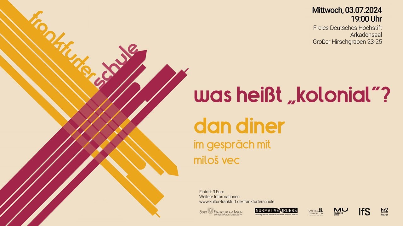 Dan Diner: Was heißt „kolonial“? Zur Bedeutung einer historischen Qualifizierung