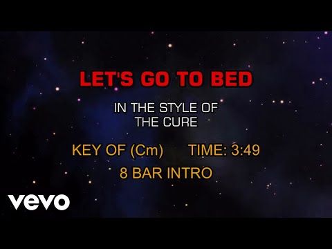 The Cure - Let's Go To Bed (Karaoke)