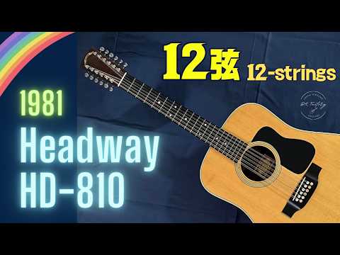 Headway HD-810 1981 12st model Vintage Headway ! w/ Tokai Hardcase Momose Japan Vintage MIJ [DKF-001840] Bild 26
