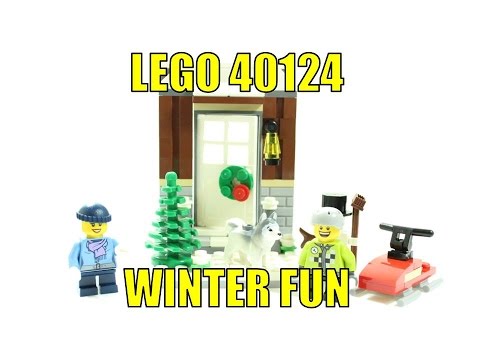 LEGO SEASONAL WINTER FUN SET 40124 UNBOXING & REVIEW