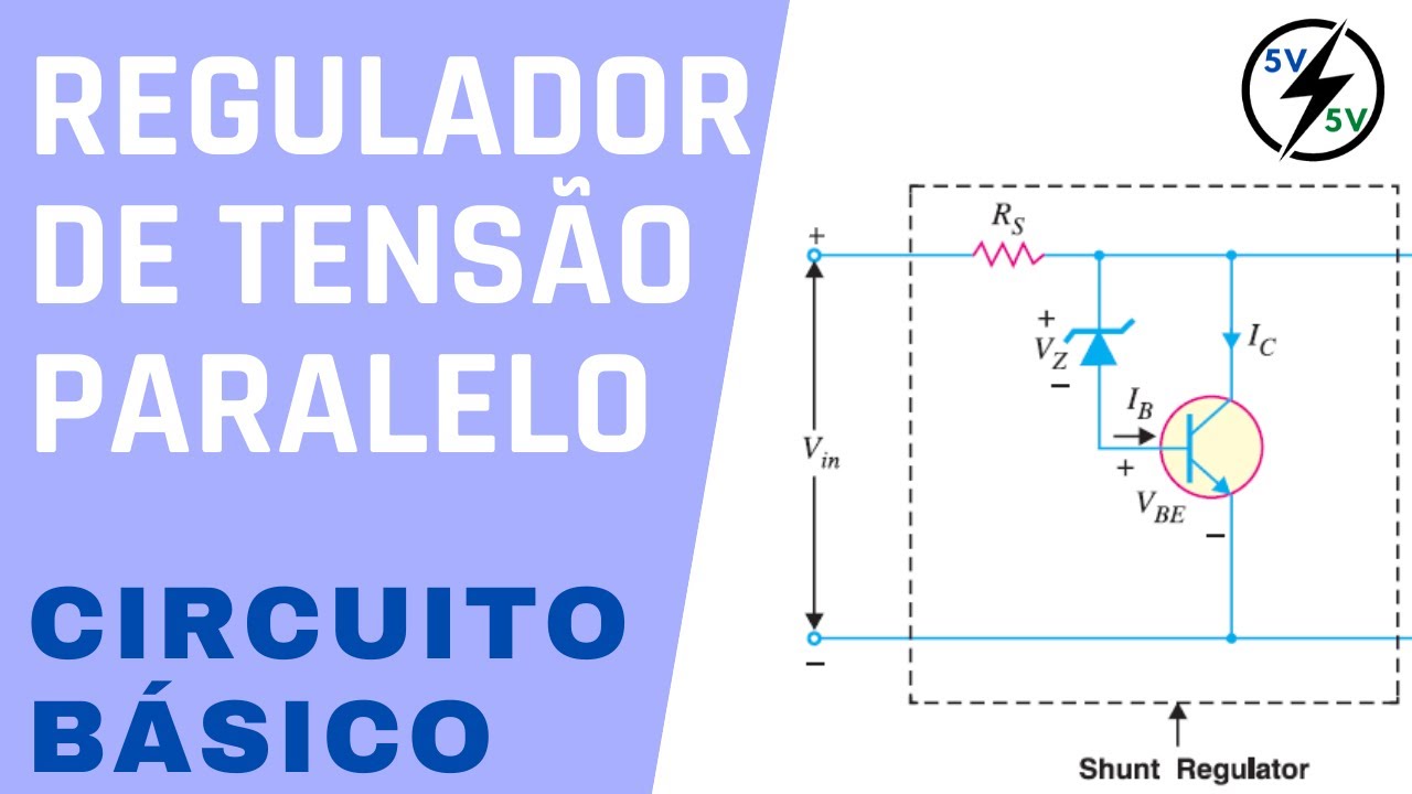 Regulador de Tensão Paralelo - Transistor e Zener