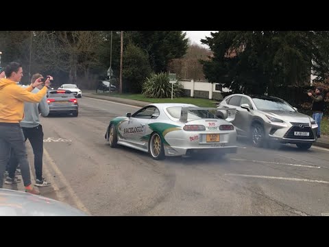 German Vs Jap Cars Leaving a Carshow 2020 - FULL SEND!