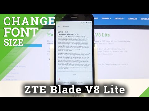 How to Change Font Size in ZTE Blade V8 Lite – Adjust Font Size