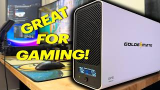 This Goldenmate 800 Watt UPS is good for gaming! Also there is a teardown.