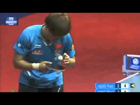 Harmony 2011 China Open Table Tennis - Women´s Singles Final - GUO Yan CHN vs DING Ning CHN