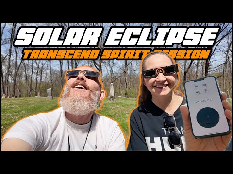 SPIRIT SESSION DURING ECLIPSE, FULL TOTALITY with the Transcend Spirit Link APP!