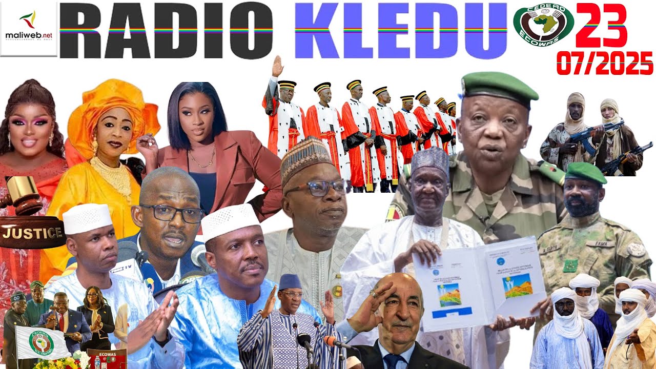 La Revue de Presse de la RADIO KLEDU du 23 Juillet 2025
