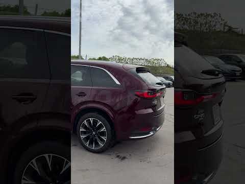 2024 Mazda CX-90 MHEV Signature AWD in Red for sale at Forbes Waterloo Mazda in Waterloo, ON