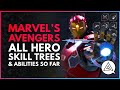 All Hero Skills Trees & Abilities So Far in Marvel's Avengers Beta