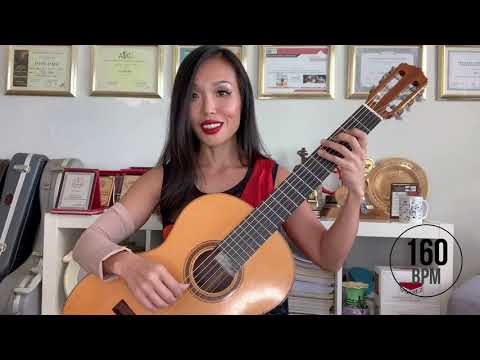 How to practice fast scale | Classical Guitar Tutorial by Thu Le