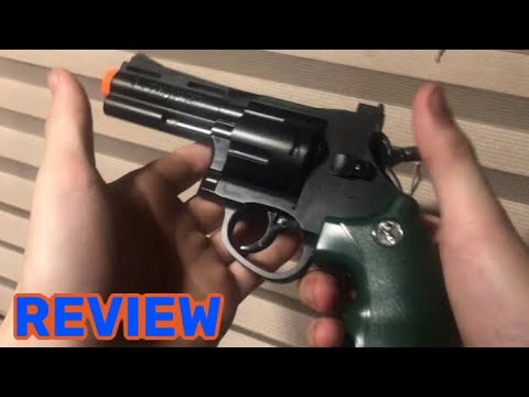 Realistic COLT PYTHON .357 Magnum toy revolver Full Review!