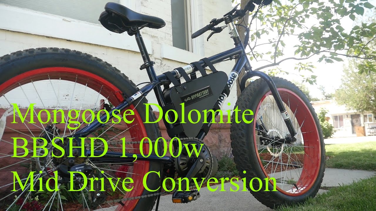 Custom E-bike build: Mongoose Dolomite BBSHD