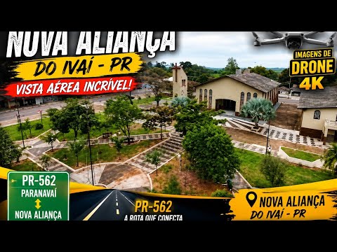 🚁 SOBREVOANDO NOVA ALIANÇA DO IVAÍ! | PR-562 – DE PARANAVAÍ A NOVA ALIANÇA DO IVAÍ