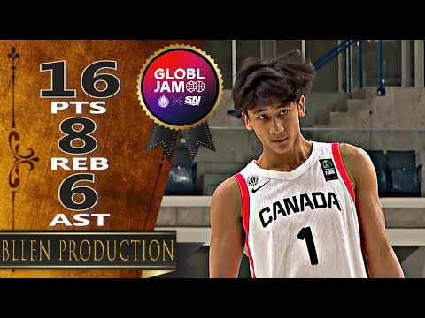 Xaivian Lee - 16 Pts, 8 Reb, 6 Ast, 1 Stl Highlights｜GLOBL JAM 2025｜Canada vs Japan｜2025.08.16