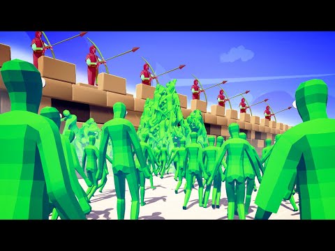 TABS World War Z - Zombies Invade our Brick Wall in Totally Accurate Battle Simulator!