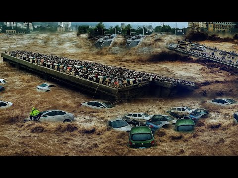 Destroyed in seconds: Footage of China devastation when 80,000 Chinese drown in Guizhou
