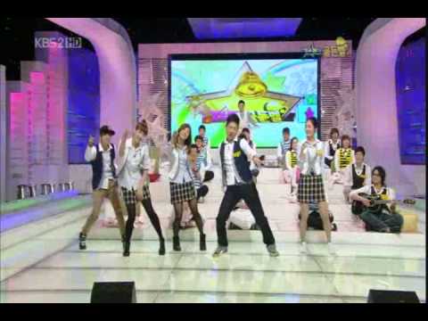 f(x) & Chun Myung Hoon - La Cha Ta 100508