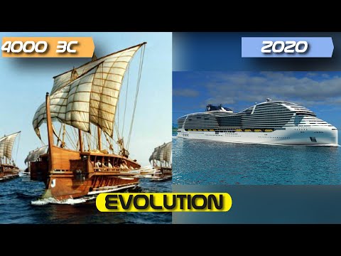 EVOLUTION OF SEA TRAVEL - SHIPS from 4000 BC to Present